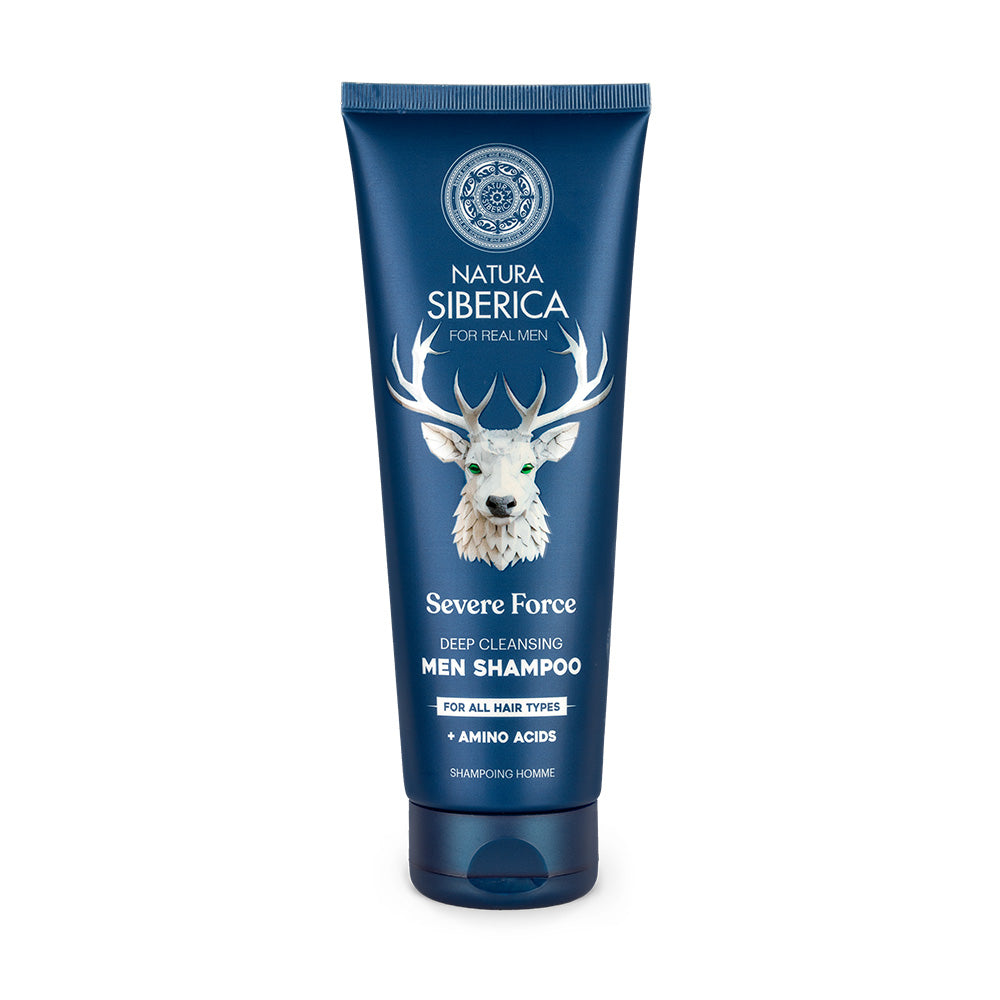 Severe Force. Deep Cleansing Men Shampoo. For All Hair Types