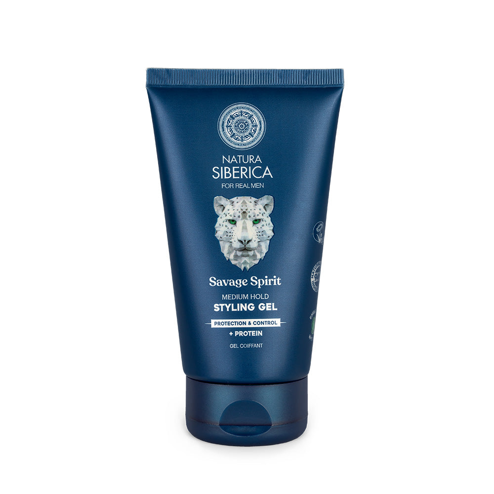 Savage Spirit. Medium Hold Styling Gel. Protection & Control