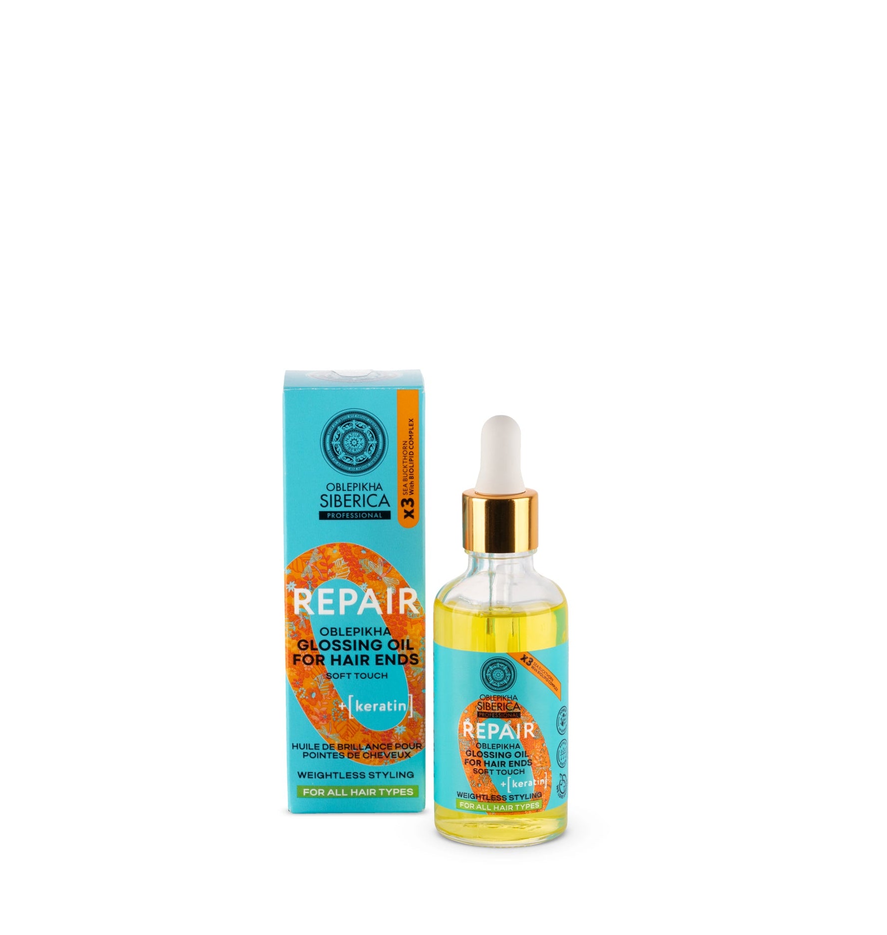 Repair Oblepikha O Glossing Oil For Hair Ends