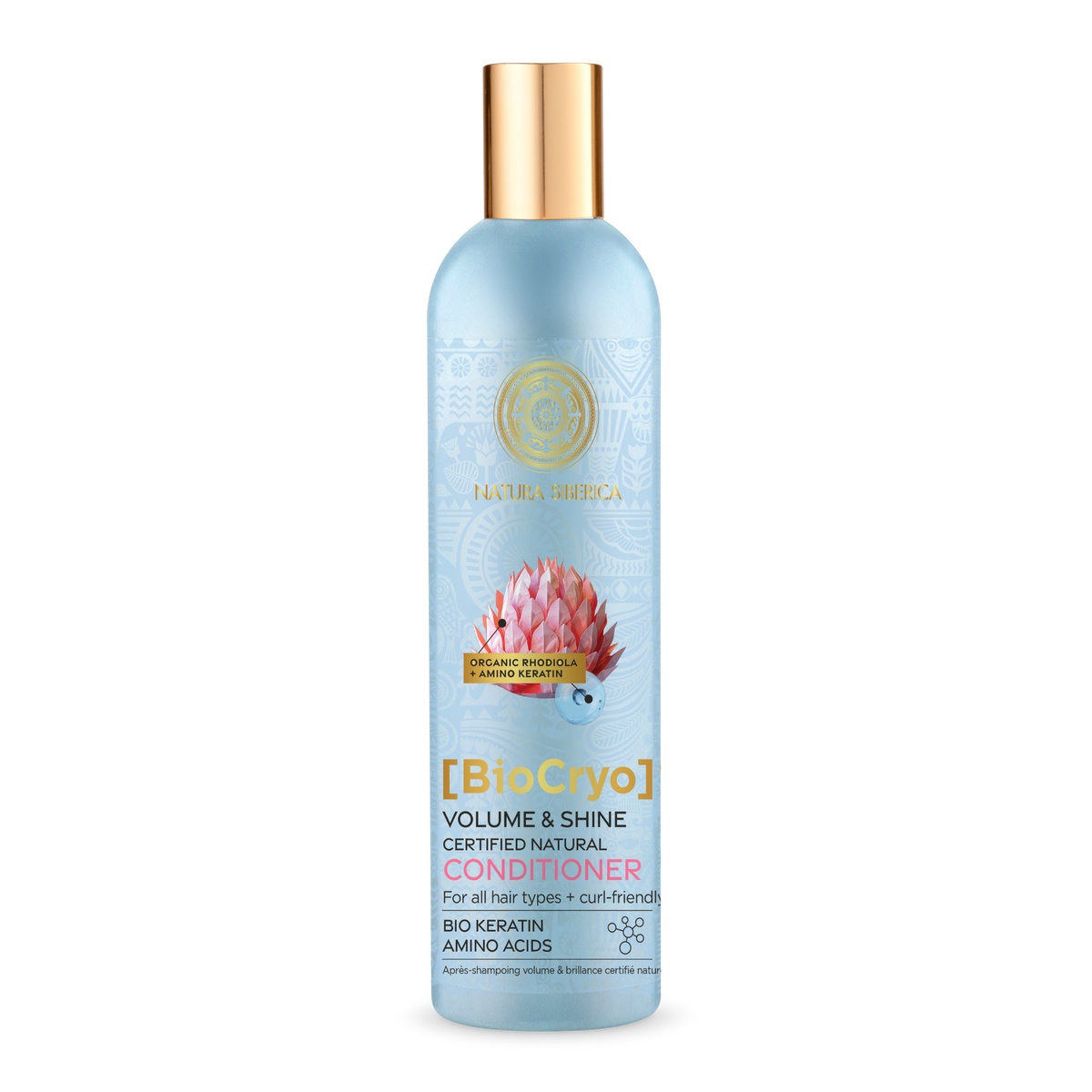 Volume & Shine Conditioner with Vegan Bio Keratin + Organic Rhodiola Rosea