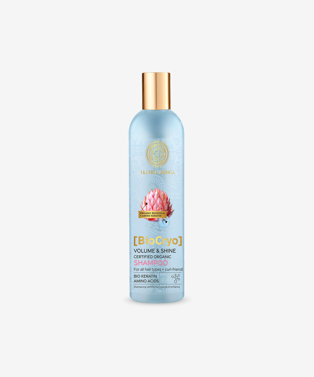 Volume & Shine Shampoo with Vegan Bio Keratin + Organic Rhodiola Rosea