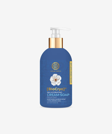 24H Hydrating Cream-Soap with Northern Daurian Rose + Hyaluronic Acid