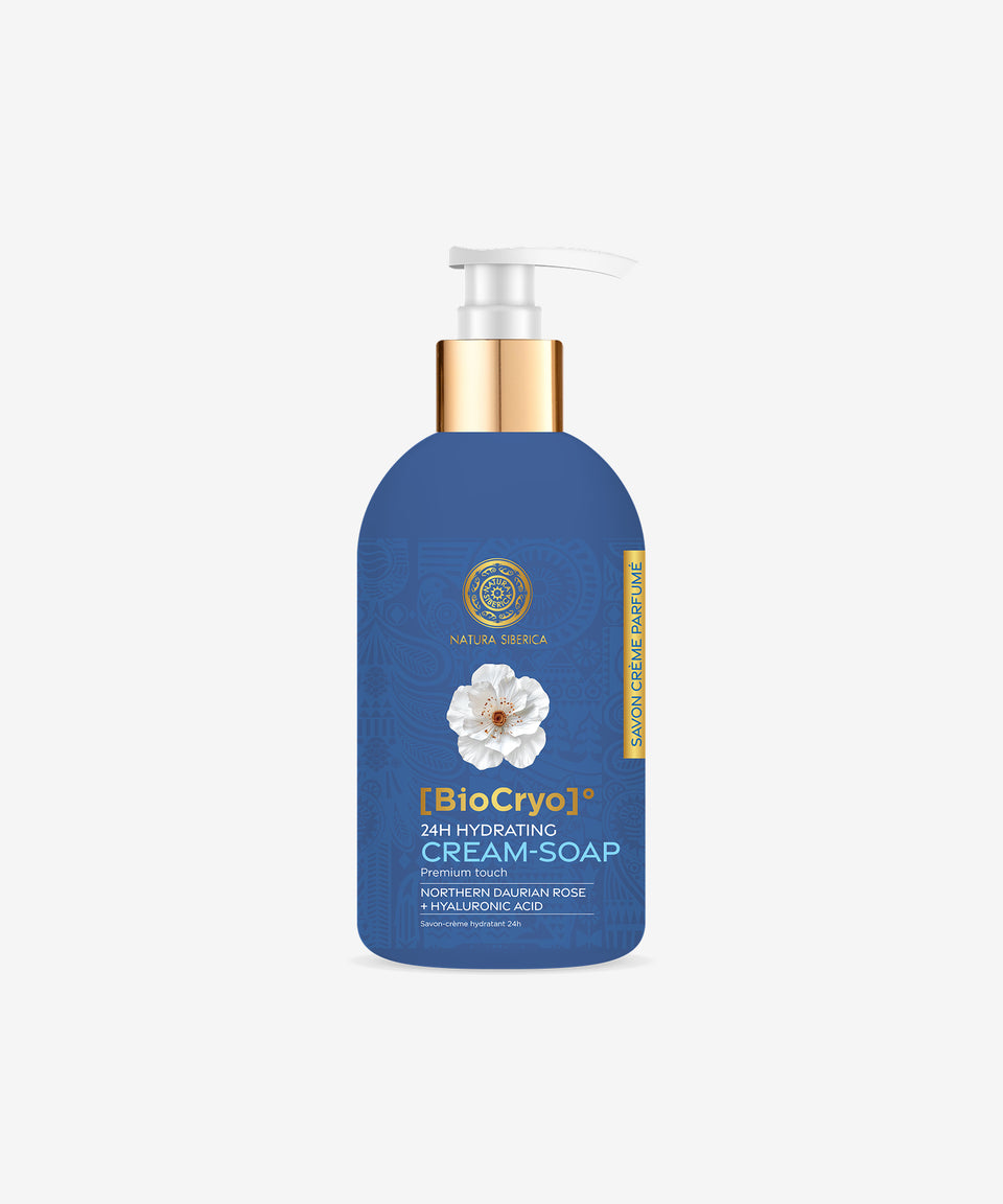 24H Hydrating Cream-Soap with Northern Daurian Rose + Hyaluronic Acid