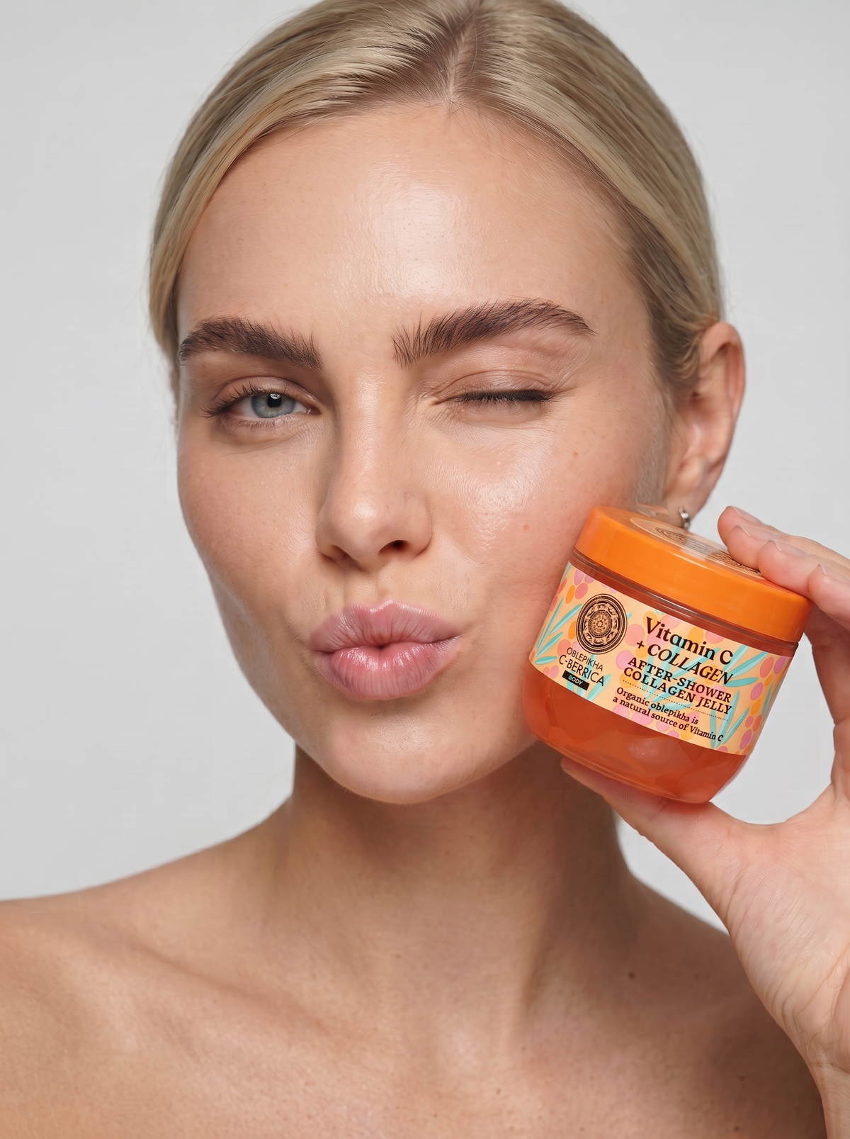 OBLEPIKHA C-BERRICA BODY. After-Shower Collagen Jelly