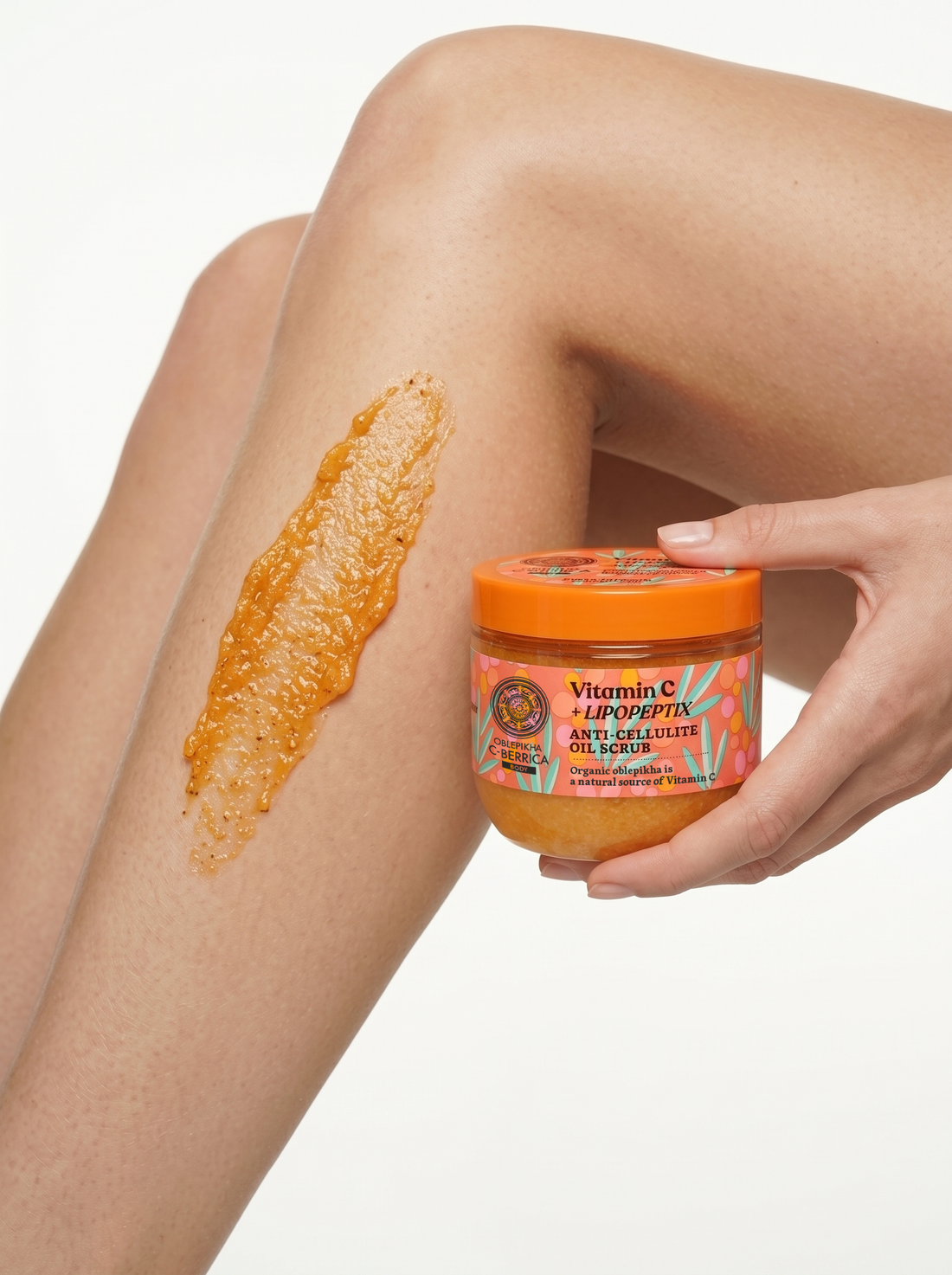 OBLEPIKHA C-BERRICA BODY. Anti-Cellulite Oil Scrub