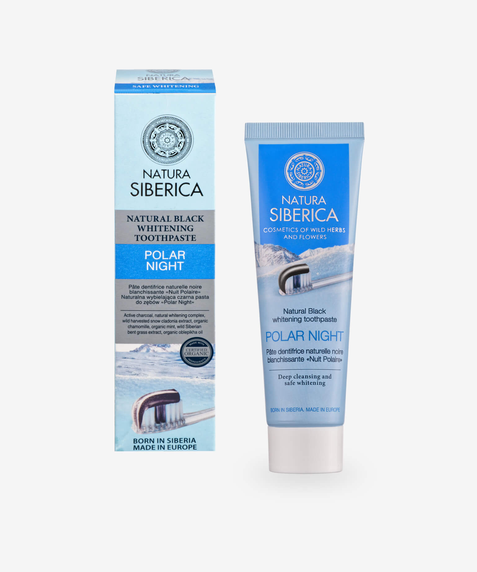 Natural Black Whitening Toothpaste "Polar Night"