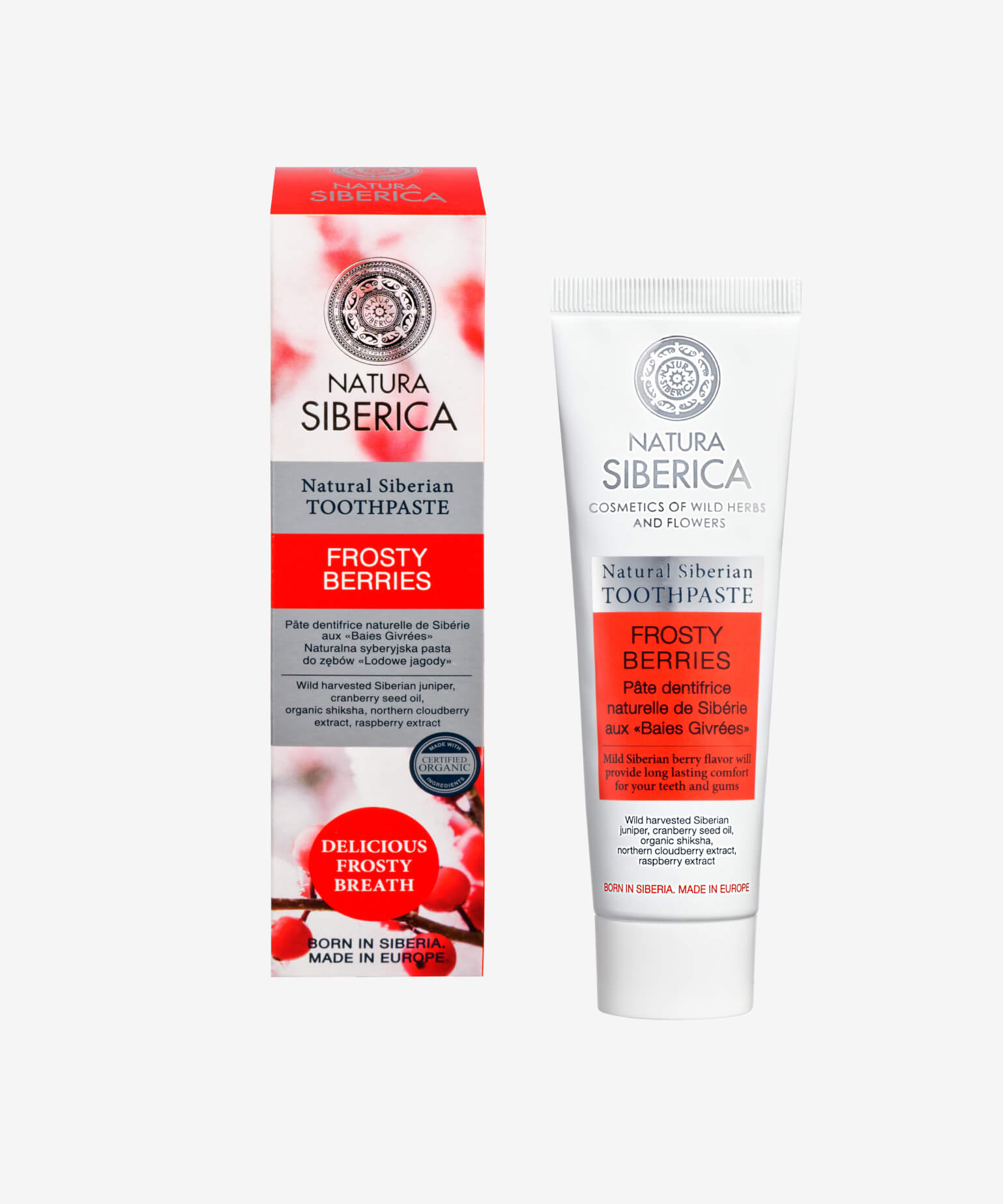 Natural Siberian Toothpaste "Frosty Berries"