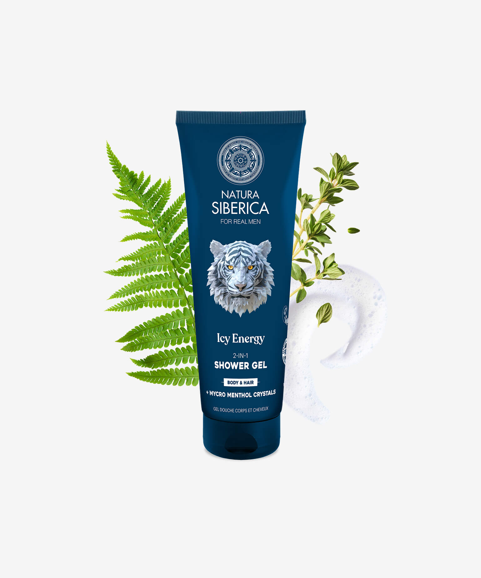 Icy Energy. 2-In-1 Shower Gel. Body & Hair