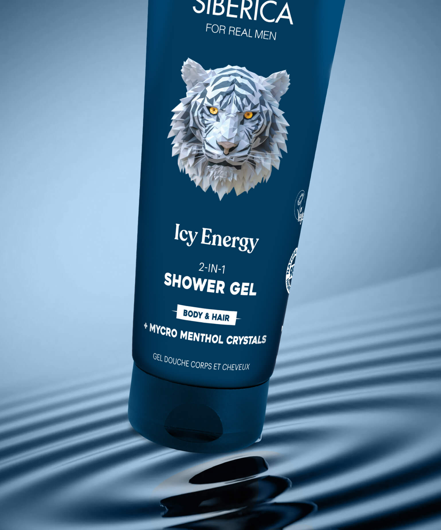 Icy Energy. 2-In-1 Shower Gel. Body & Hair