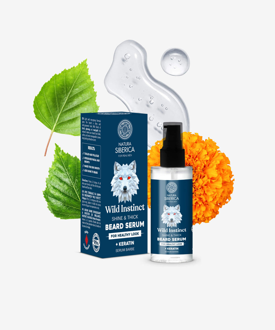 Wild Instinct. Shine & Thick Beard Serum