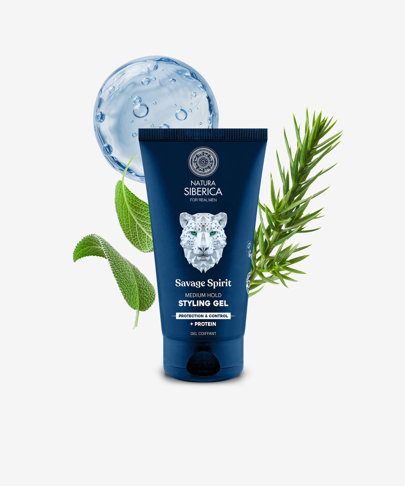 Savage Spirit. Medium Hold Styling Gel. Protection & Control