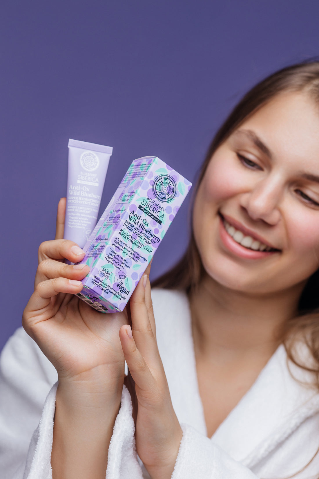 Super hydrating eye patch-effect mask