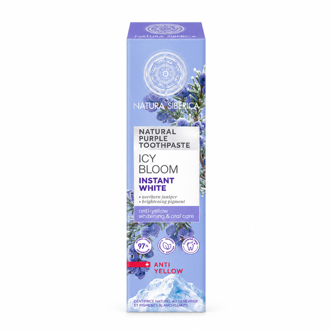 Natural Purple Toothpaste Icy Bloom Instant White