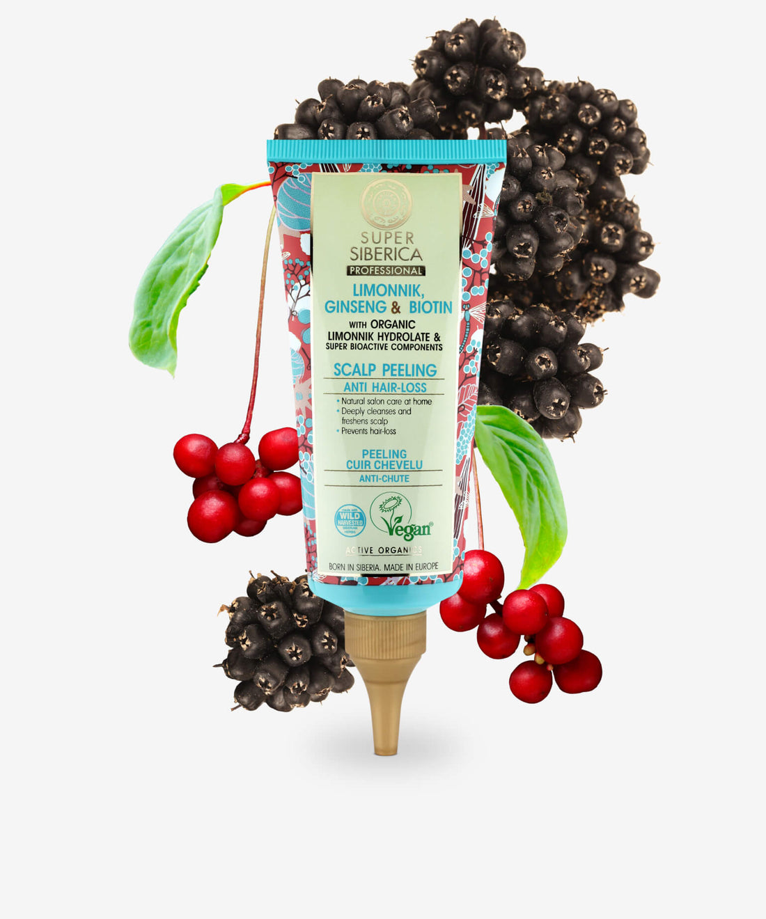 Super Siberica Limonnik, Ginseng & Biotin. Scalp Peeling