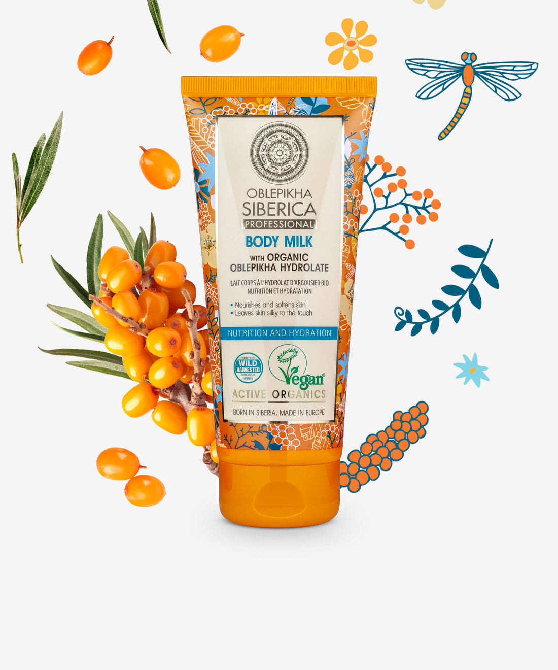 Body Milk With Organic Oblepikha Hydrolate