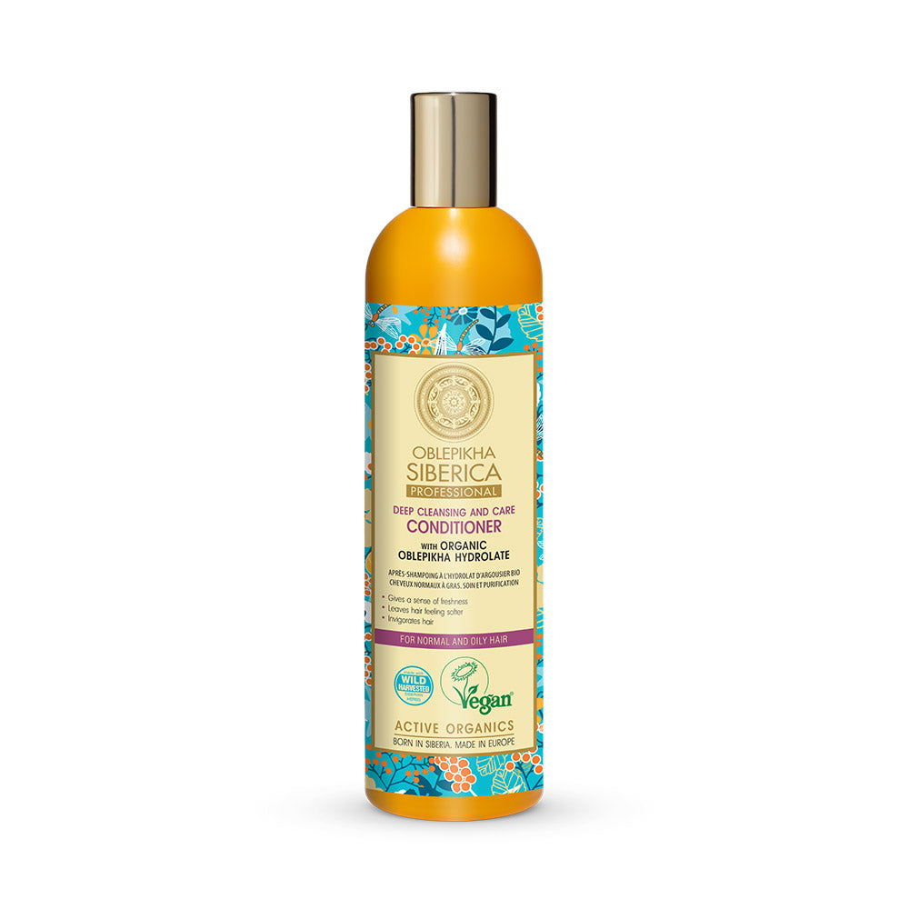 Conditioner With Organic Oblepikha Hydrolate For Normal And Oily Hair