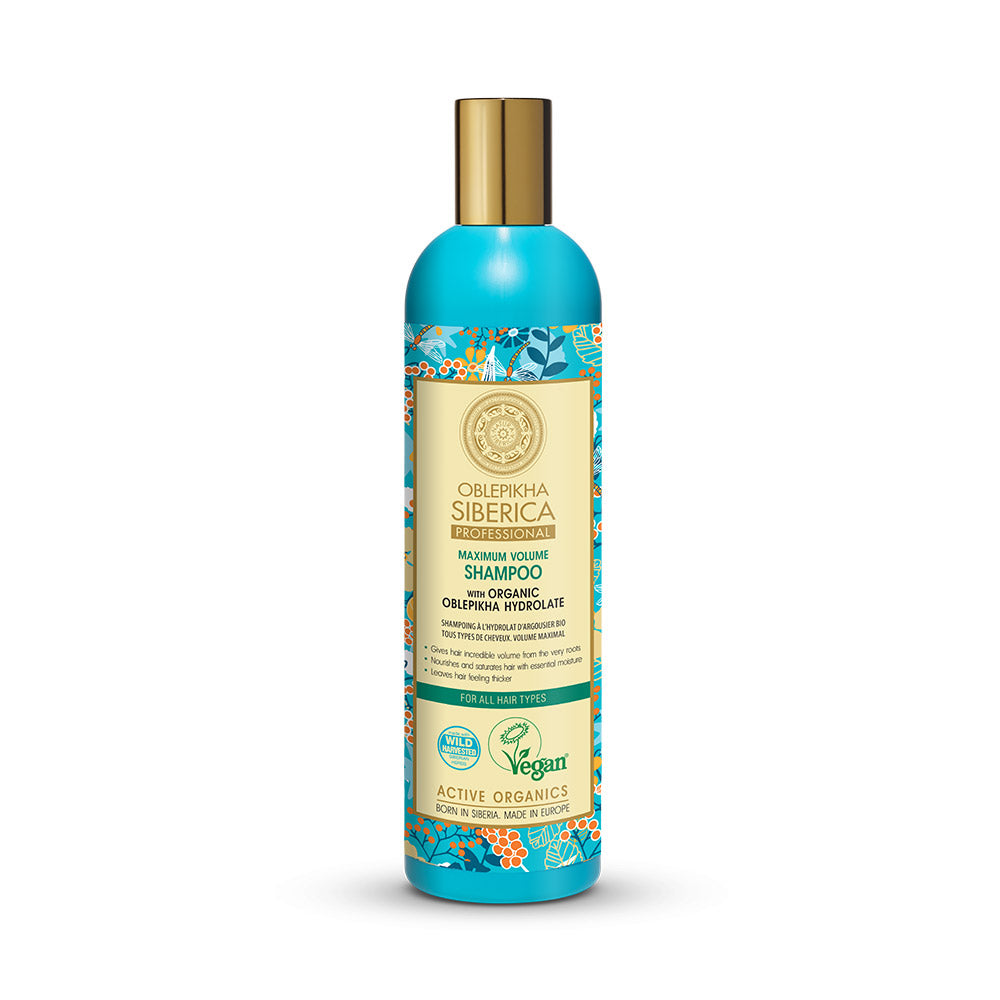 Shampoo With Organic Oblepikha Hydrolate For All Hair Types