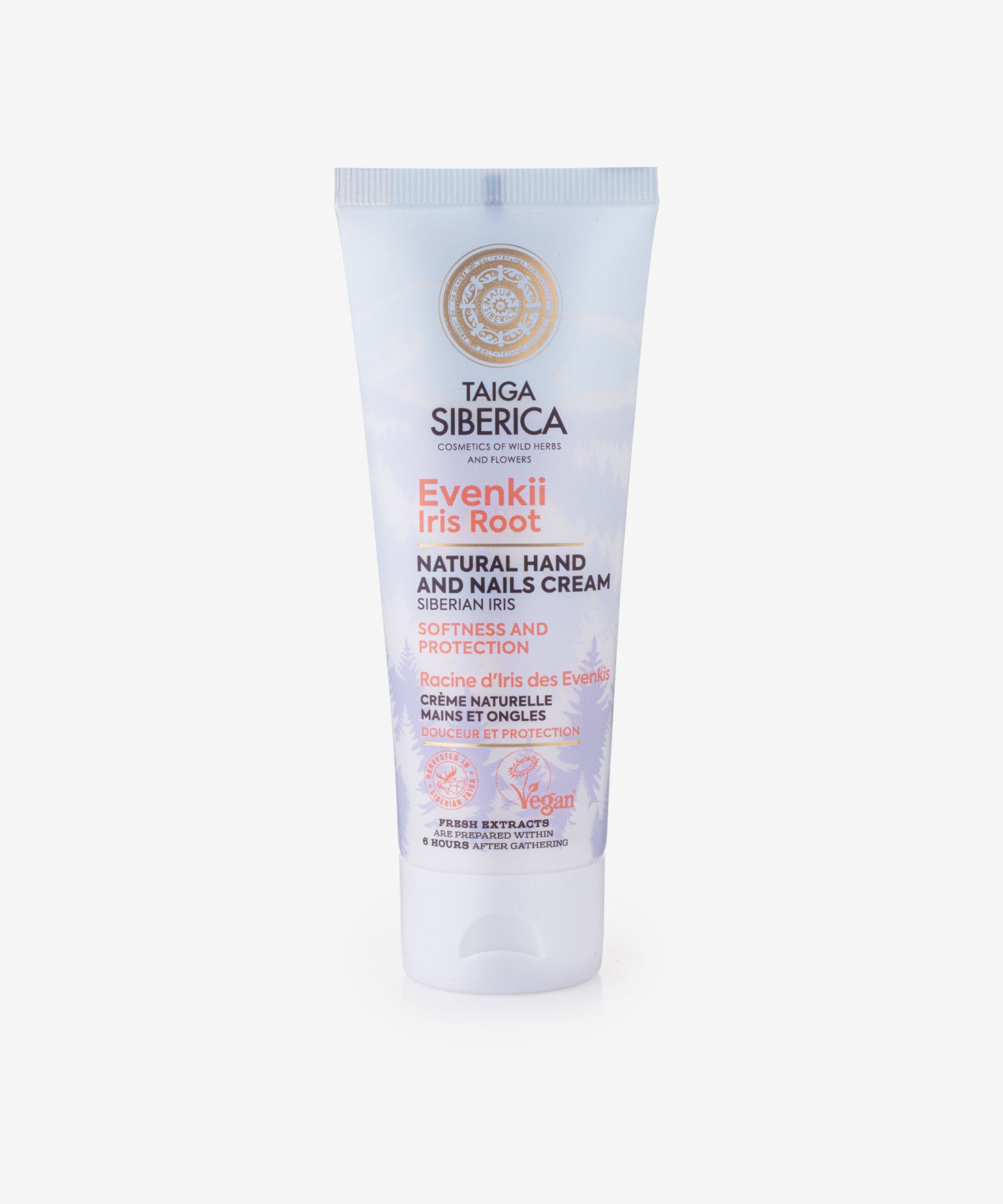Taiga Siberica. Natural Hand And Nails Cream Softeness & Protection