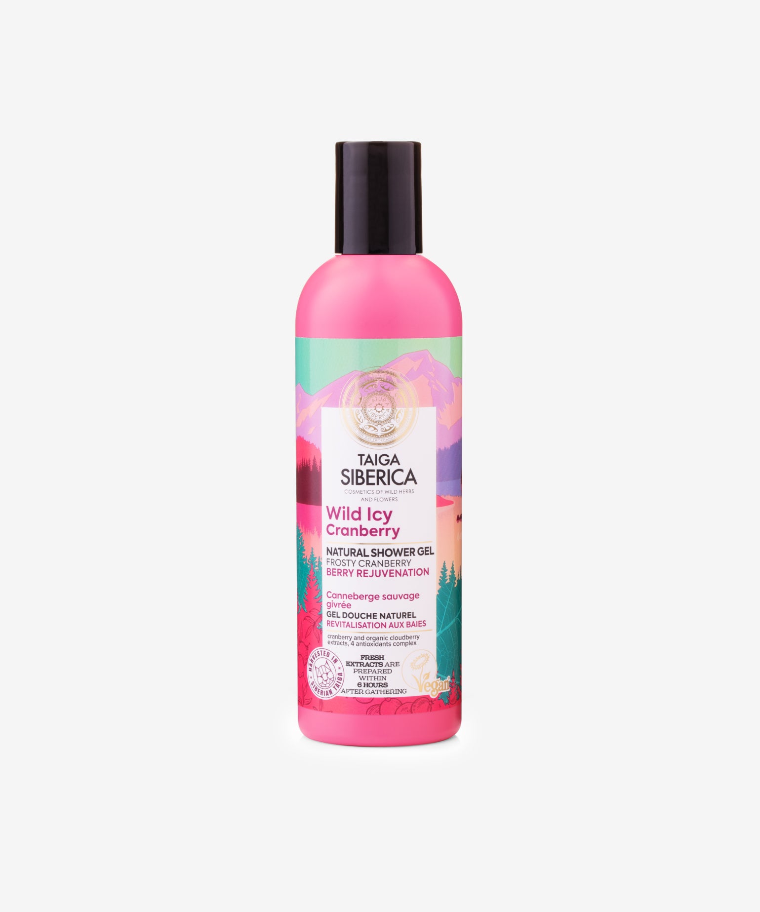 Taiga Siberica. Natural Shower Gel Berry Rejuvenation