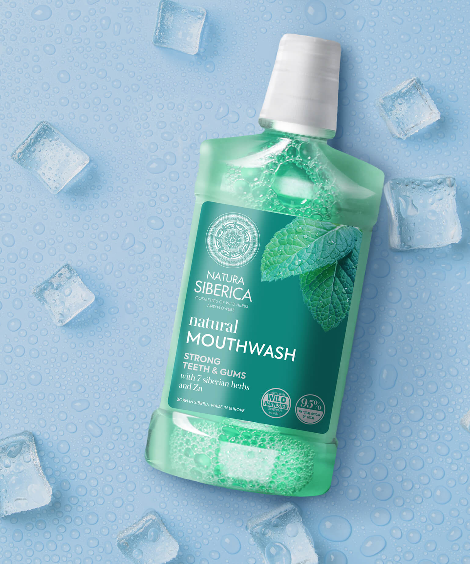 Natural Mouthwash With 7 Herbs And Zn