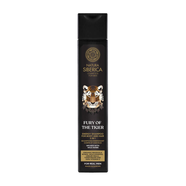 Energy Shampoo For Body And Hair Fury Of The Tiger