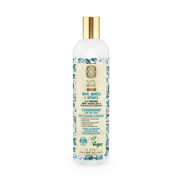 Super Siberica Mint, bereza & retinol. Conditioner for Oily Hair