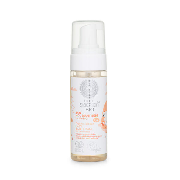 Baby bath foam for newborns