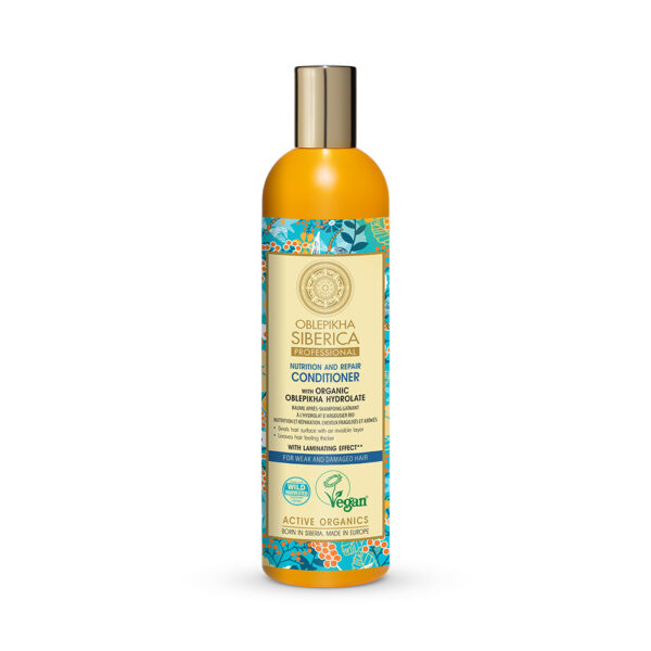 Conditioner with Organic Oblepikha Hydrolate For Weak And Damaged Hair