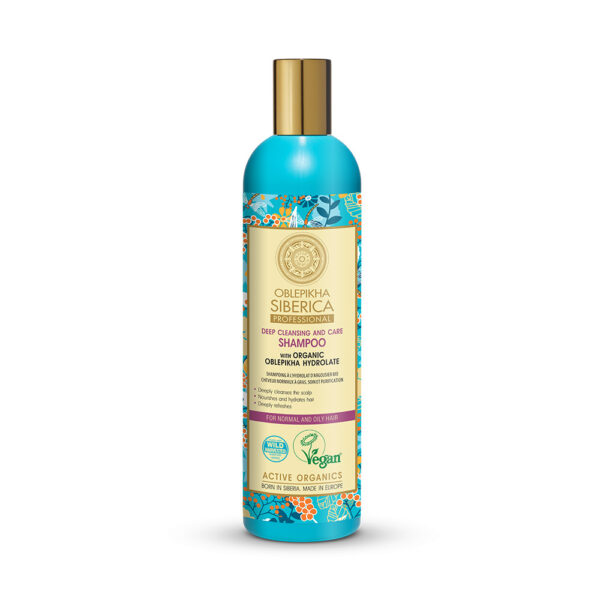 Shampoo with Organic Oblepikha Hydrolate For Normal And Oily Hair