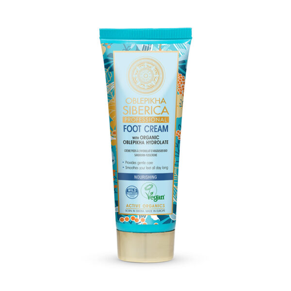 Foot Cream with Organic Oblepikha Hydrolate
